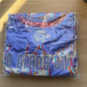 ELEV808 PURPLE TRIPPY COW HOCKEY JERSEY NEW IN BAG SIZE LARGE